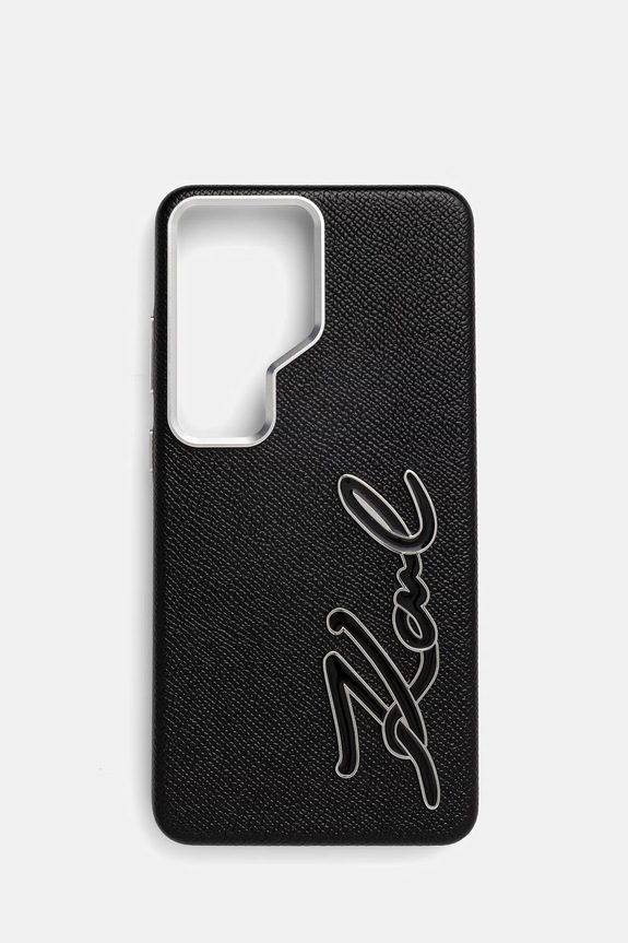 Karl Lagerfeld θήκη τηλεφώνου Samsung Galaxy S26 Ultra μαύρο KLHCS26LPGFKSRSK