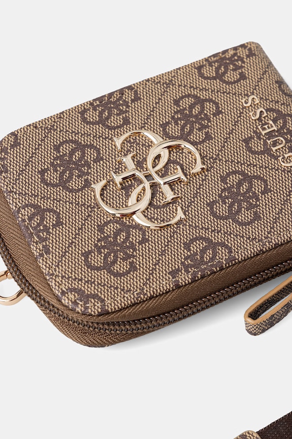 Guess λουράκι τηλεφώνου GUUCNKP4DGMW καφέ AA00