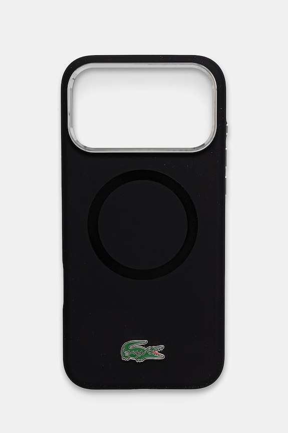 Lacoste etui na telefon iPhone 17 Pro Max czarny LCHMP17XSLAK