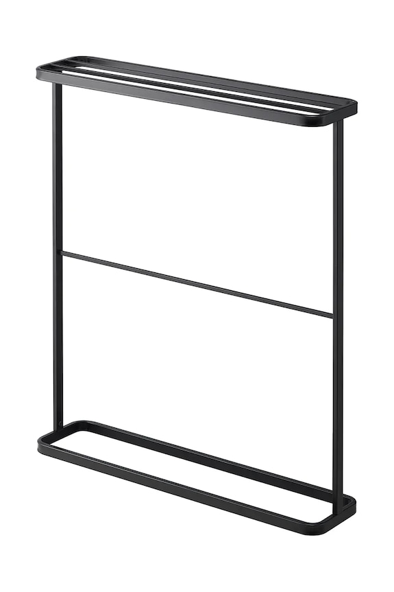 Vešiak na uteráky Yamazaki Tower čierna 7466
