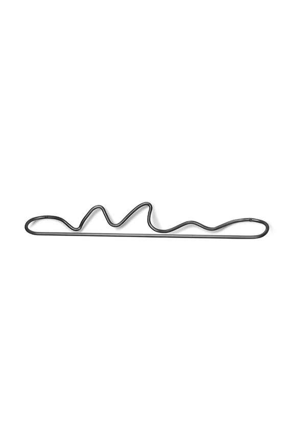 Ράγα πετσετών ferm LIVING Curvature μαύρο 1104263724
