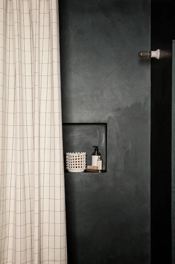 Занавеска для душа ferm LIVING Chambray 100749204 бежевый AA00