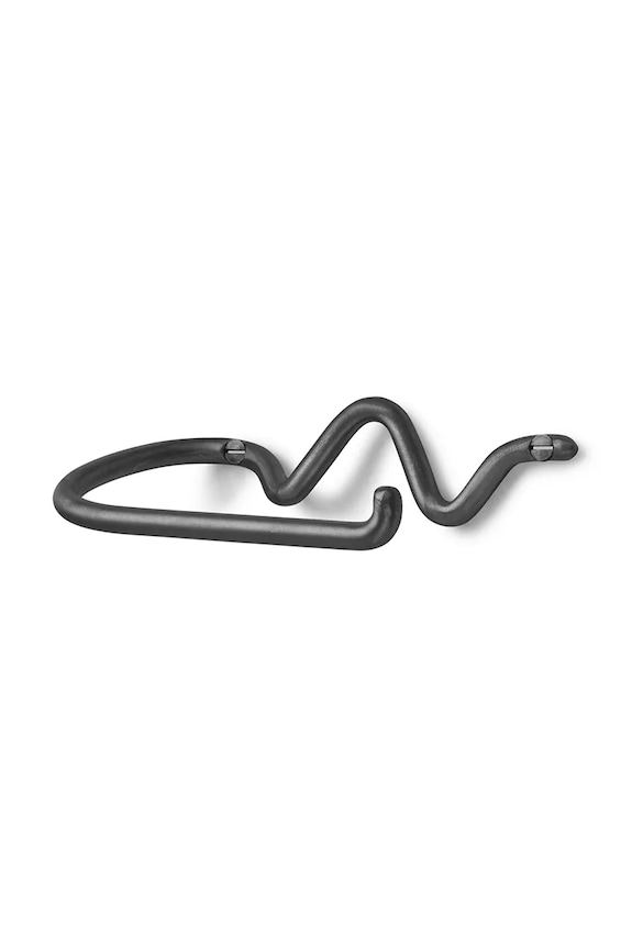 ferm LIVING wc papír tartó Curvature fekete 1104263723