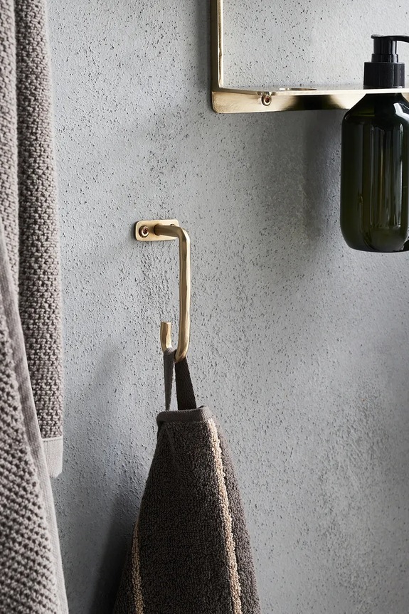 House Doctor cuier de perete HDWelo 10 x 4 cm 205345011 verde AA00