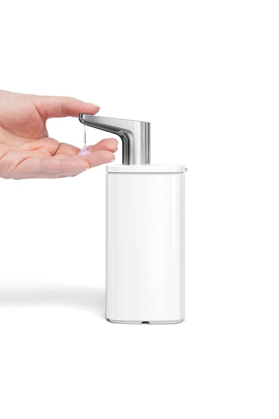 Kúpeľňa Dávkovač mydla Simplehuman Pulse Pump 295 ml KT1193 biela