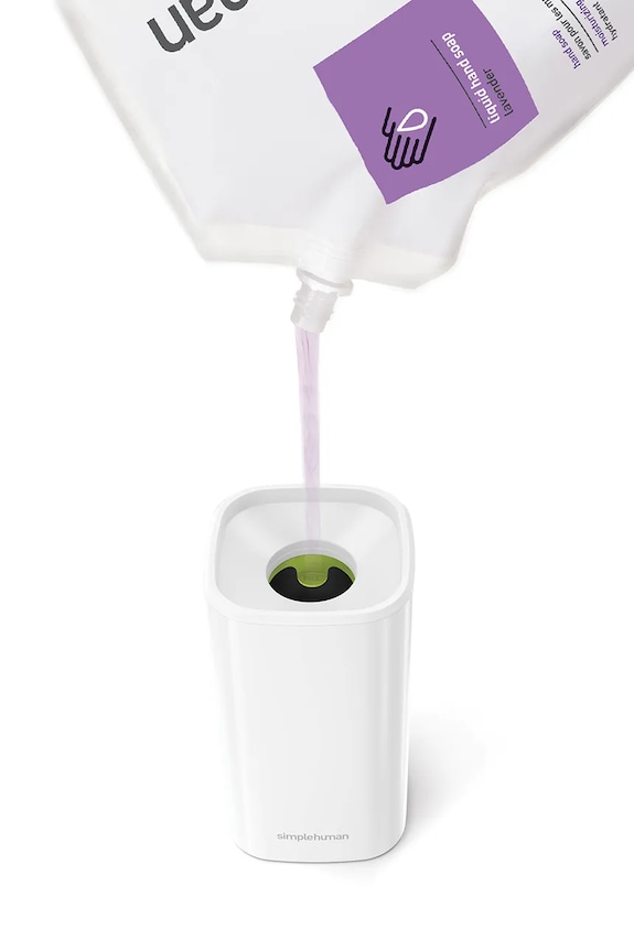 Dávkovač mydla Simplehuman Pulse Pump 295 ml biela KT1193