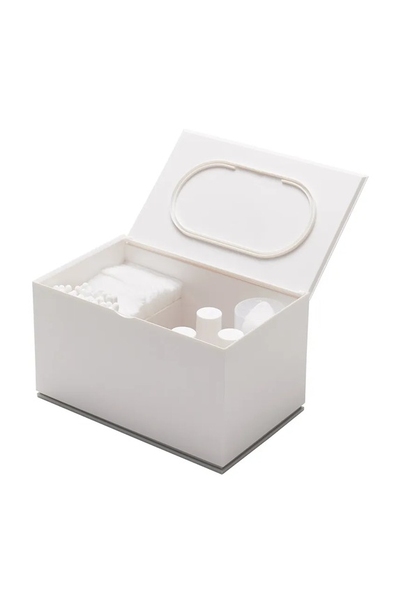 Yamazaki organizator de baie Veil 16 x 10 x 9 cm 2427 alb AA00