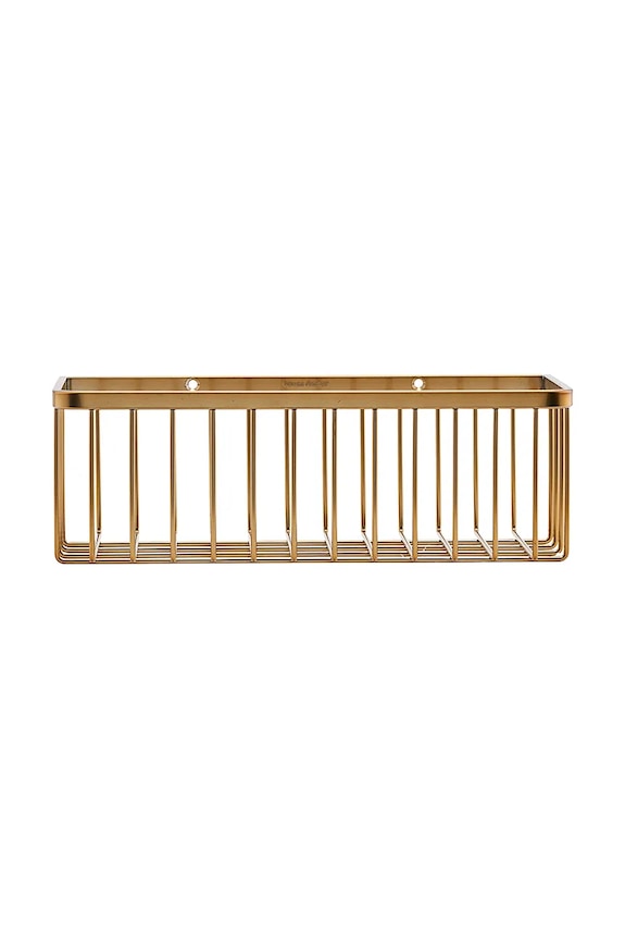 House Doctor coș pentru baie din oţel inoxidabil 28 x 11 x 9,5 cm galben 209830320