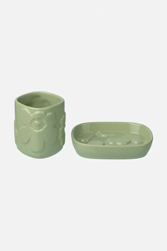 Marimekko set de accesorii pentru baie din gresie verde 075456.600