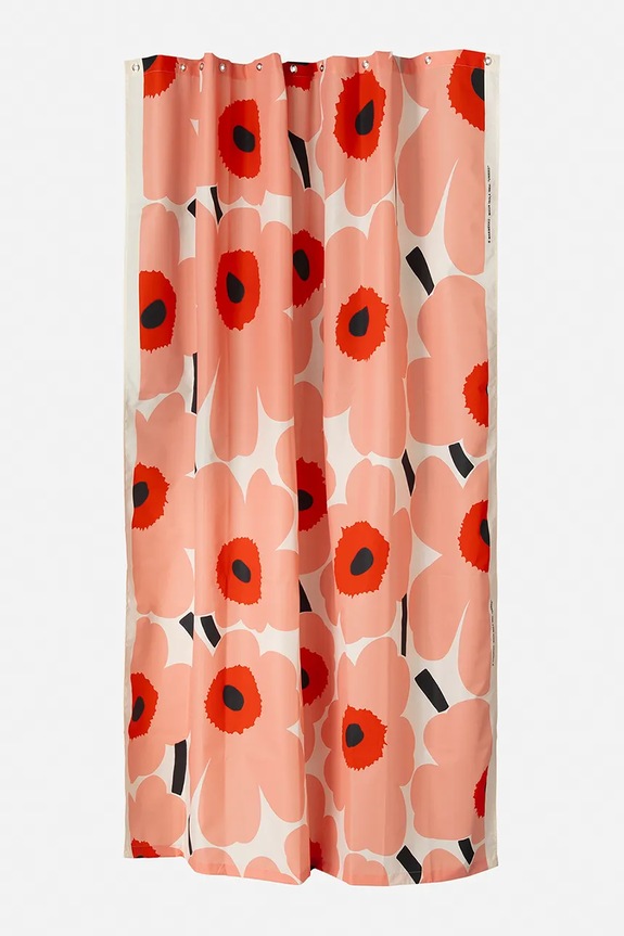 Marimekko perdea de duș din plastic 180 x 200 cm portocaliu 075286.139