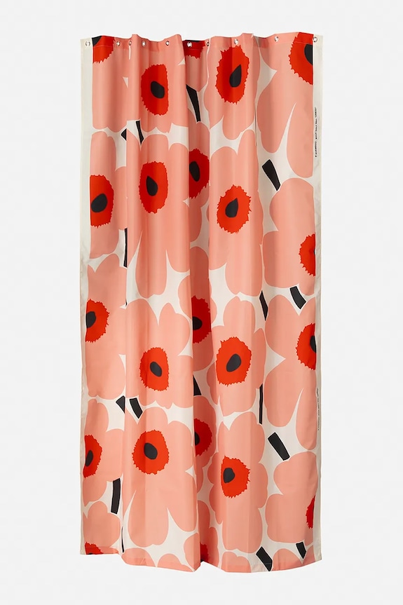 Marimekko perdea de duș din plastic 180 x 200 cm portocaliu 075286.139