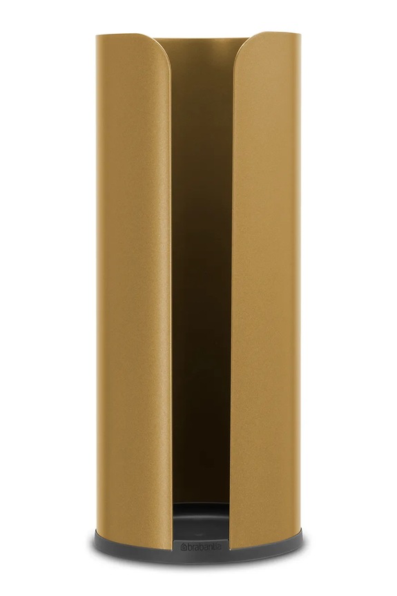 Brabantia zasobnik na papier toaletowy ze stali 255144 złoty AA00