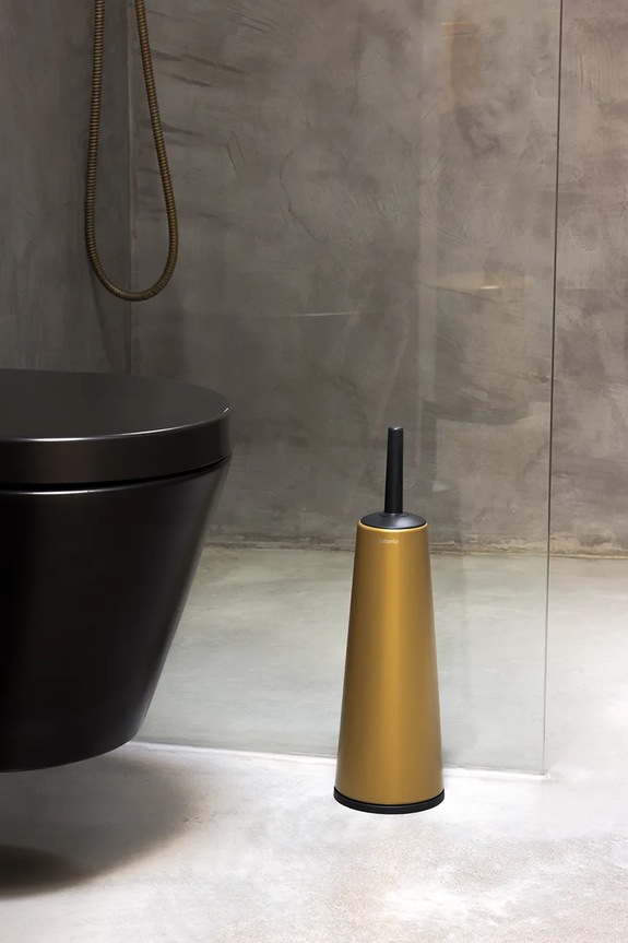 Brabantia szczotka do WC ze stali złoty 255182