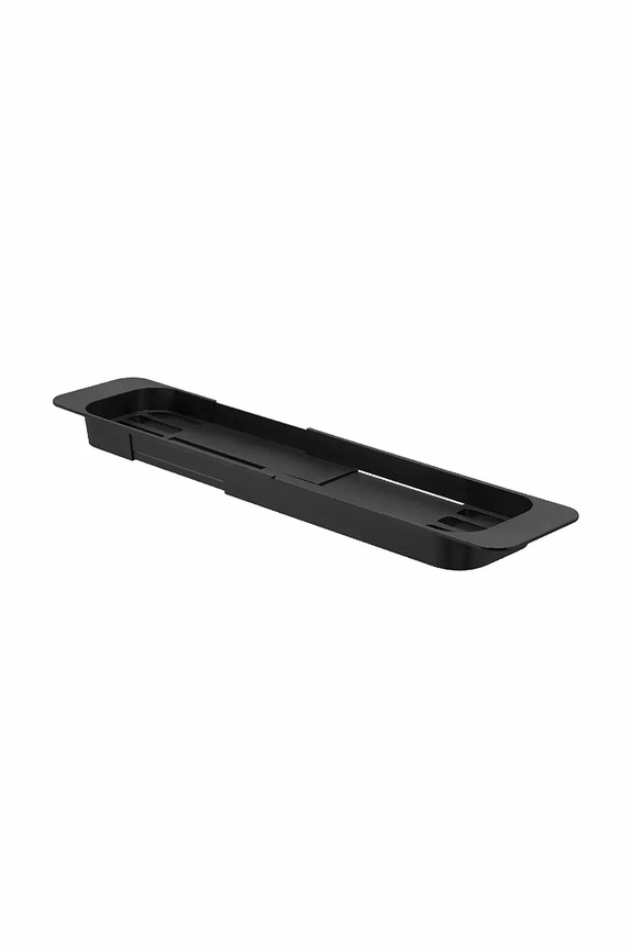 Yamazaki półka na wannę z tworzywa sztucznego 57,5-75 x 15,5 x 4,5 cm czarny 3547