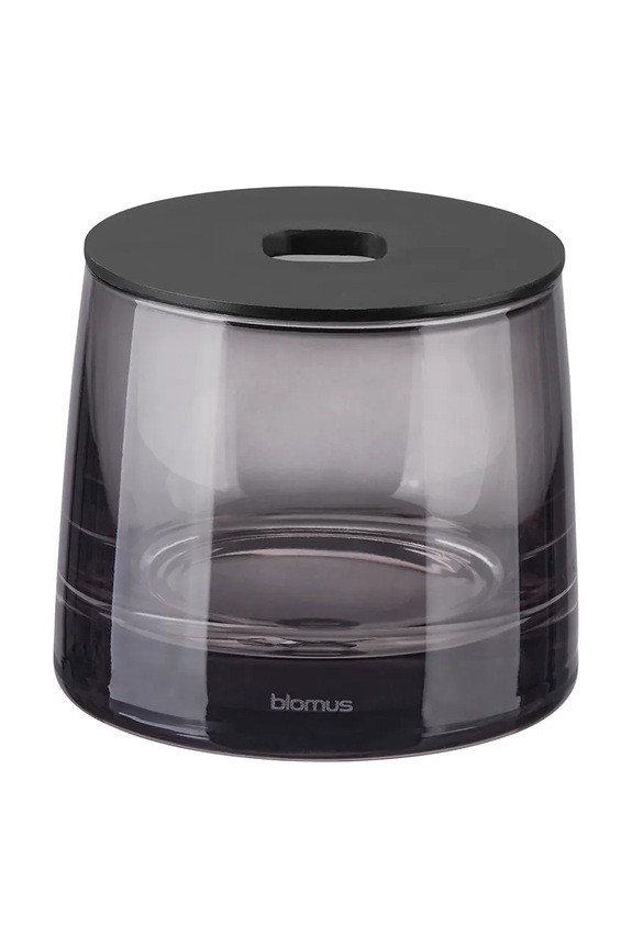 Blomus recipient pentru baie din sticlă negru B67422