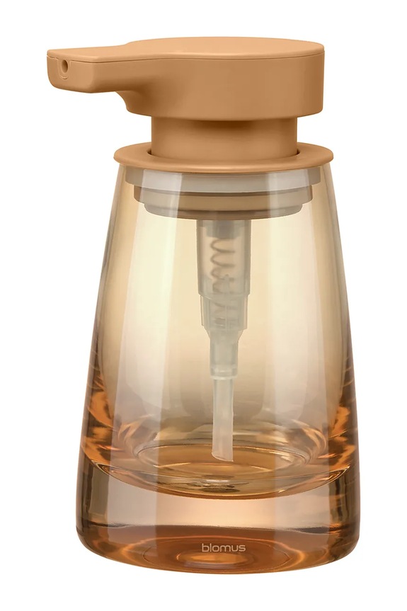 Blomus Dozator pentru săpun din sticlă colorată portocaliu B67415