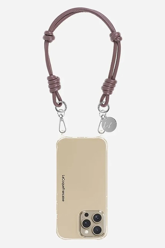 LaCoqueFrançaise pasek do telefonu 40 CM LE318684 fioletowy AA00