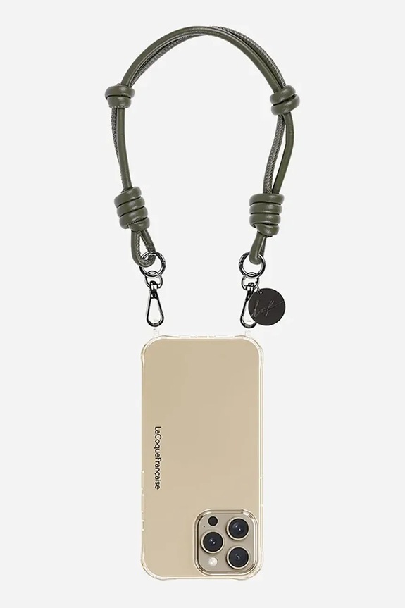 LaCoqueFrançaise pasek do telefonu 40 CM LE318686 zielony AA00