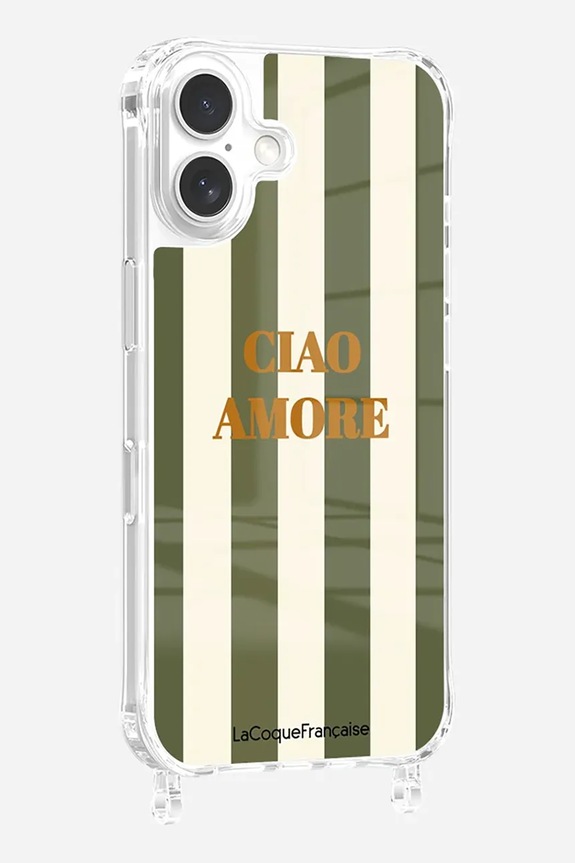 Etui za telefon LaCoqueFrançaise iPhone 16 Plus LE319063 zelena AA00