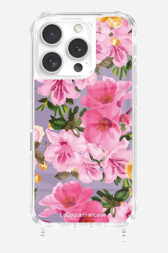 Etui za telefon LaCoqueFrançaise iPhone 16 roza LE319087