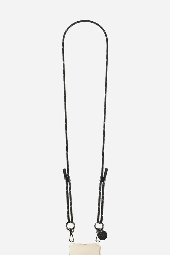 LaCoqueFrançaise łańcuszek do telefonu Liam 170 cm czarny LE312654