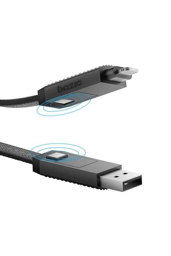 Lifestyle Bazic 4 az 1-ben töltőkábel (USB-A, USB-C, USB-C i Lightning) 1 m CBL.GC4N1.BLK100 fekete