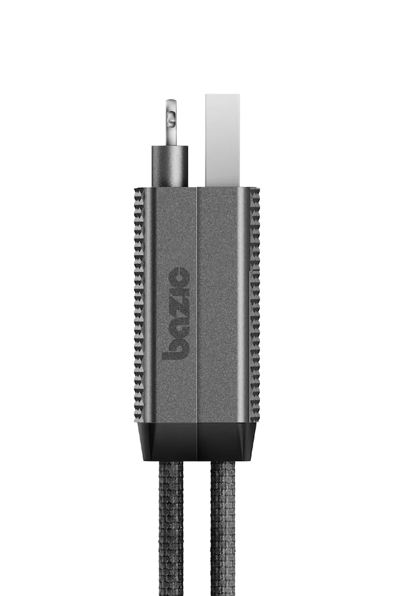Bazic 4 az 1-ben töltőkábel (USB-A, USB-C, USB-C i Lightning) 1 m fekete CBL.GC4N1.BLK100