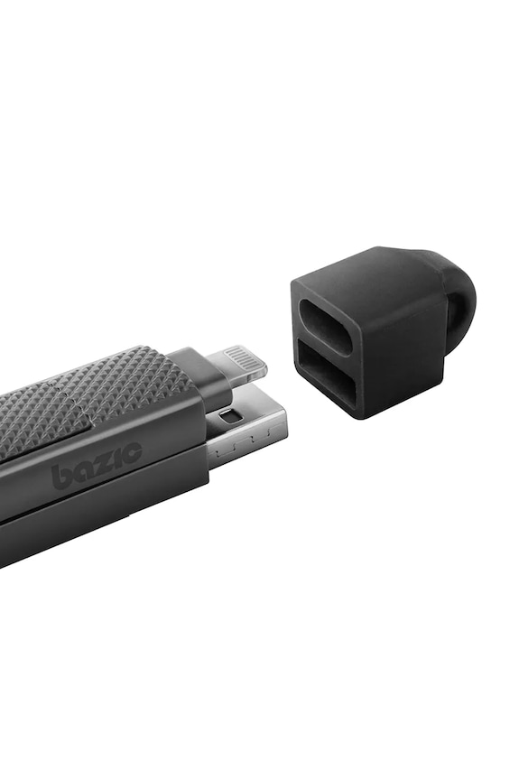 Bazic 4 az 1-ben töltőkábel (USB-A, USB-C, USB-C i Lightning) 1 m CBL.GC4N1.BLK100 fekete