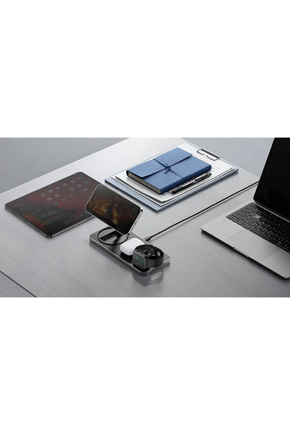 Bazic suport de încărcare wireless 3 în 1 15W Fast Charging MagSafe GM.STN.BLK