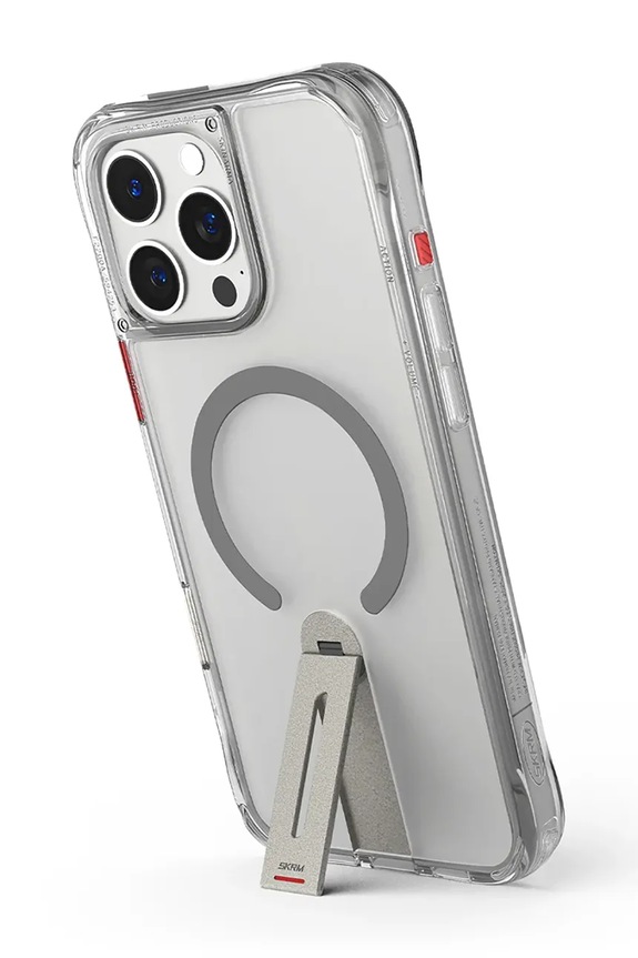 Življenjski slog Etui za telefon z vgrajenim magnetnim obročem Skinarma Helix iPhone 16 Pro SK.P16PRO.HELX.TT transparentna