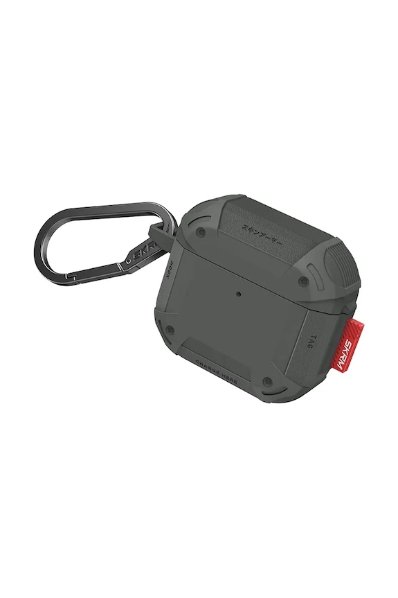 Skinarma husă pentru căști fără fir Mecha CE AirPods 4 verde SK.AP4MECCE.GRN