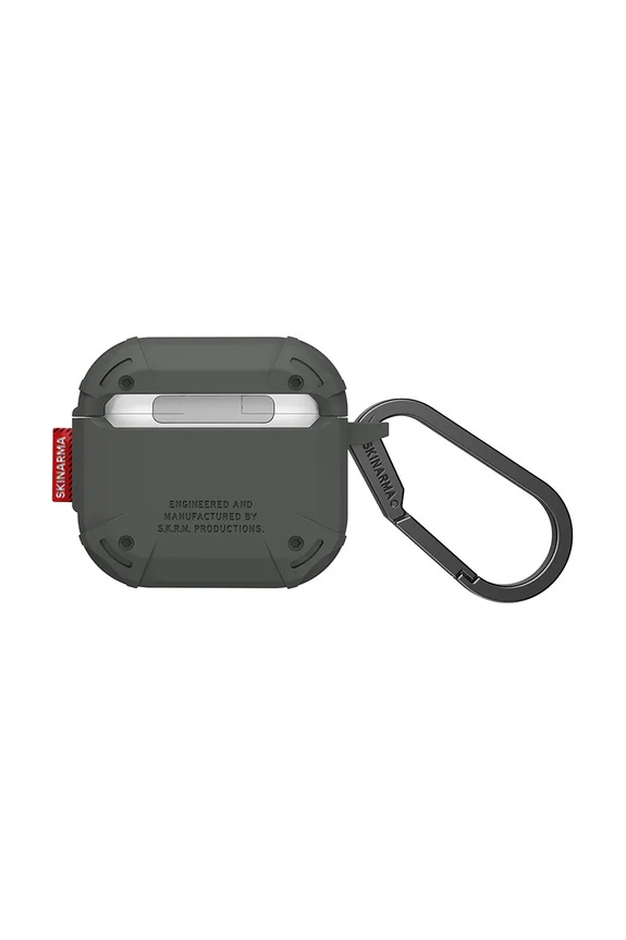Skinarma husă pentru căști fără fir Mecha CE AirPods 4 SK.AP4MECCE.GRN verde AA00