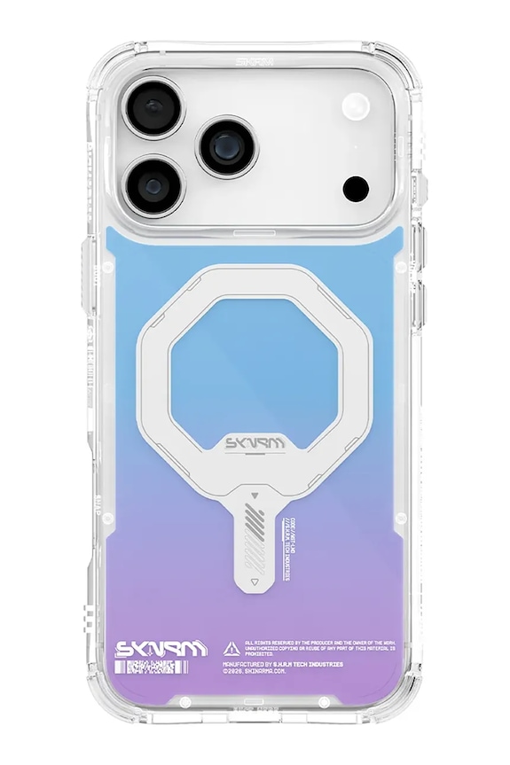 Etui za telefon z vgrajenim magnetnim obročem Skinarma iPhone 17 Pro pisana SK.2025PP6.3.MYST.HOL