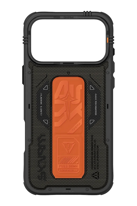 Etui za telefon z vgrajenim magnetnim obročem Skinarma Phantom iPhone 17 Pro SK.2025PP6.3.PHTM.GRN pisana AA00
