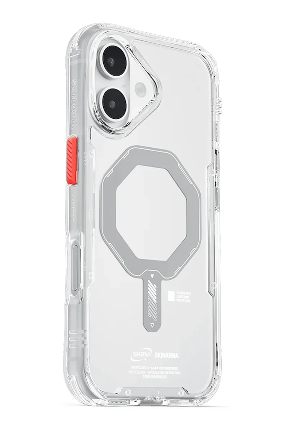 Lifestyle Skinarma husă de telefon cu inel magnetic încorporat Saido iPhone 17 SK.2025P6.3.SDOMS.CLR transparent