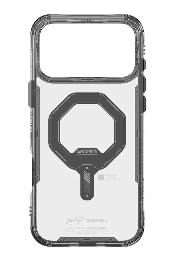Etui za telefon z vgrajenim magnetnim obročem Skinarma Saido iPhone 17 Pro SK.2025PP6.3.SDOMS.GRA črna AA00