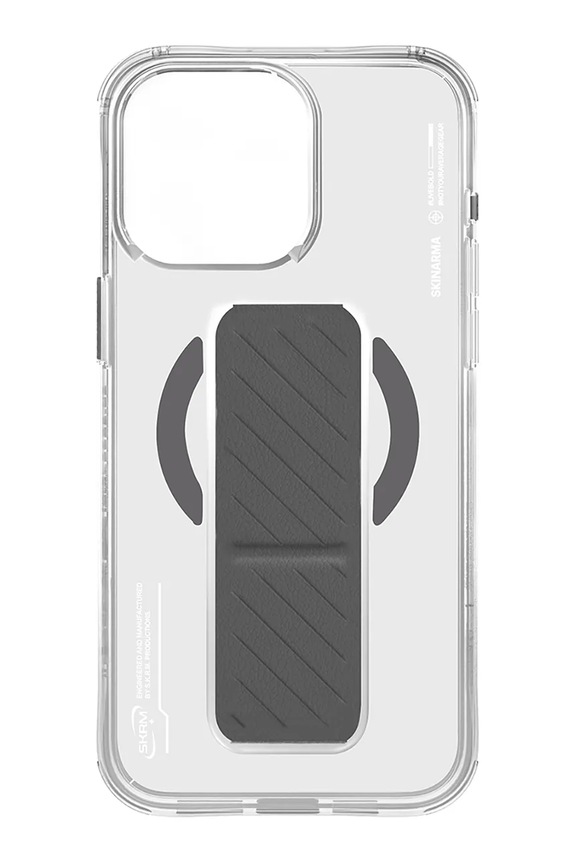 Etui za telefon z vgrajenim magnetnim obročem Skinarma iPhone 16 Pro SK.2024PP63.AXON.TT transparentna AA00