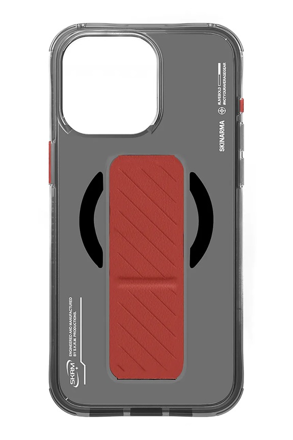 Skinarma husă de telefon cu inel magnetic încorporat iPhone 16 Pro Max SK.2024PP69.AXON.BLK negru AA00