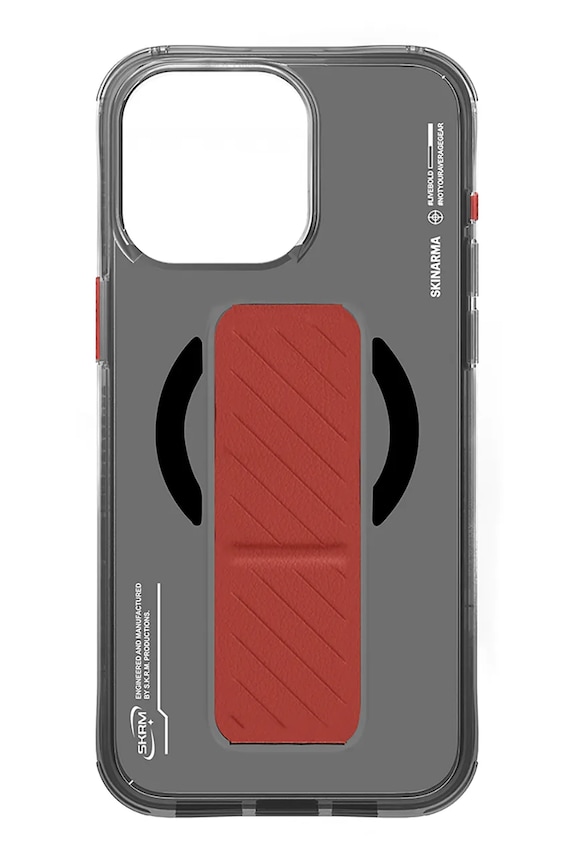 Skinarma husă de telefon cu inel magnetic încorporat iPhone 16 Pro Max SK.2024PP69.AXON.BLK negru AA00
