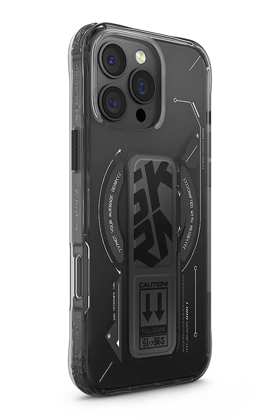 Etui za telefon z vgrajenim magnetnim obročem Skinarma iPhone 16 Pro Max SK.2024PP69.HELO.BLK črna