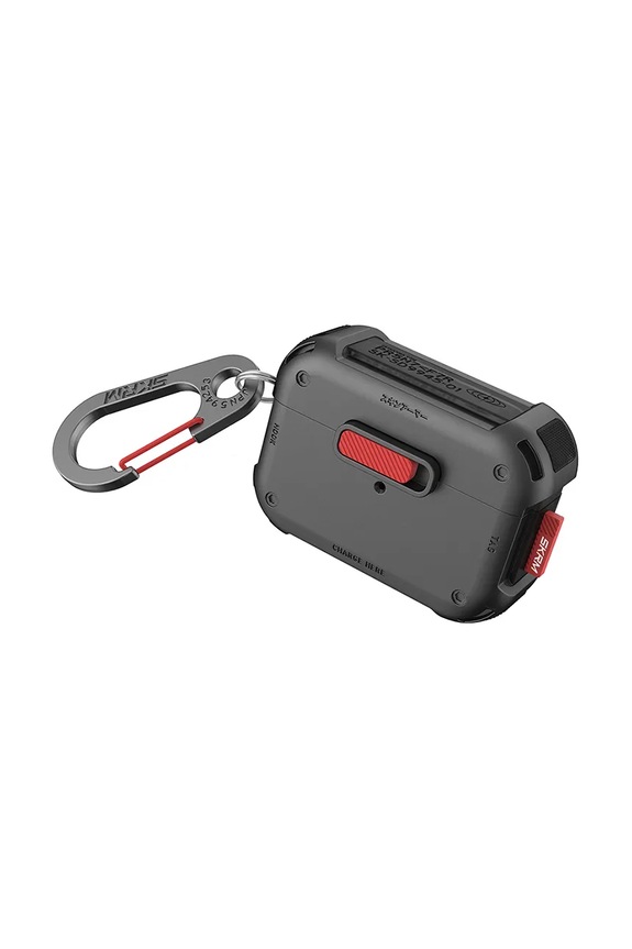 Etui za brezžične slušalke Skinarma AirPods Pro 2 siva SK.APP2.MECHA.GMT