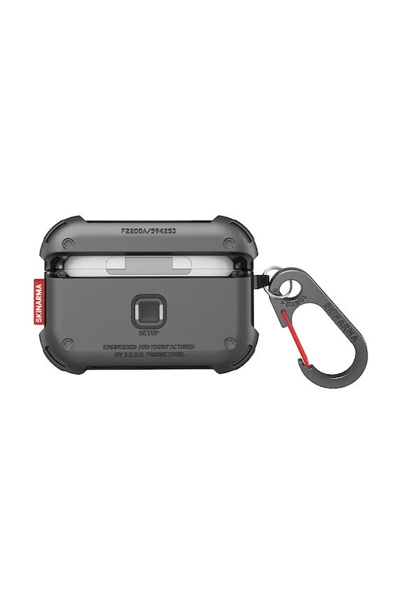 Etui za brezžične slušalke Skinarma AirPods Pro 2 SK.APP2.MECHA.GMT siva AA00