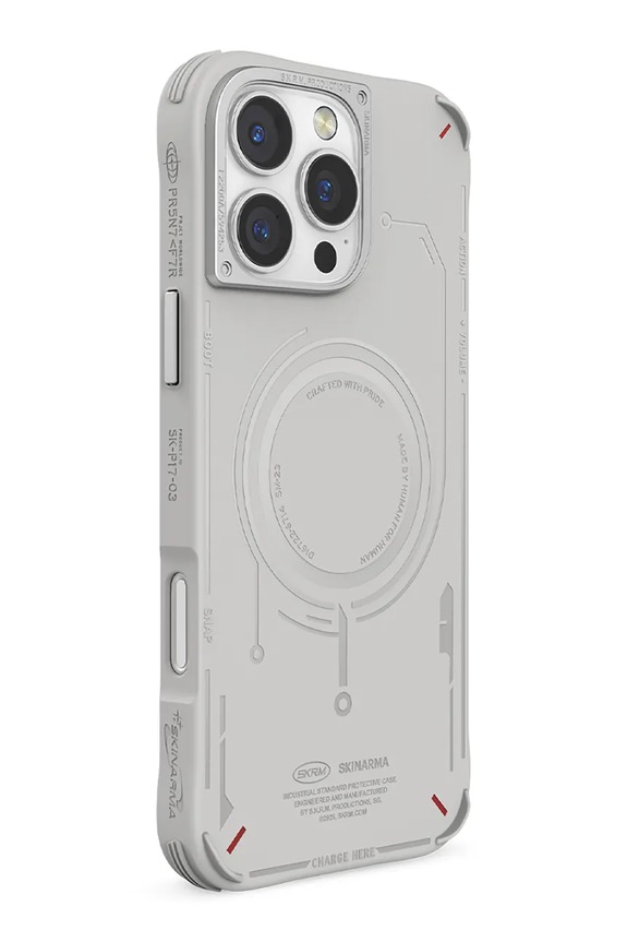 Lifestyle Skinarma etui na słuchawki bezprzewodowe iPhone 16 Pro SK.2024PP63.MECHA.LGRY szary