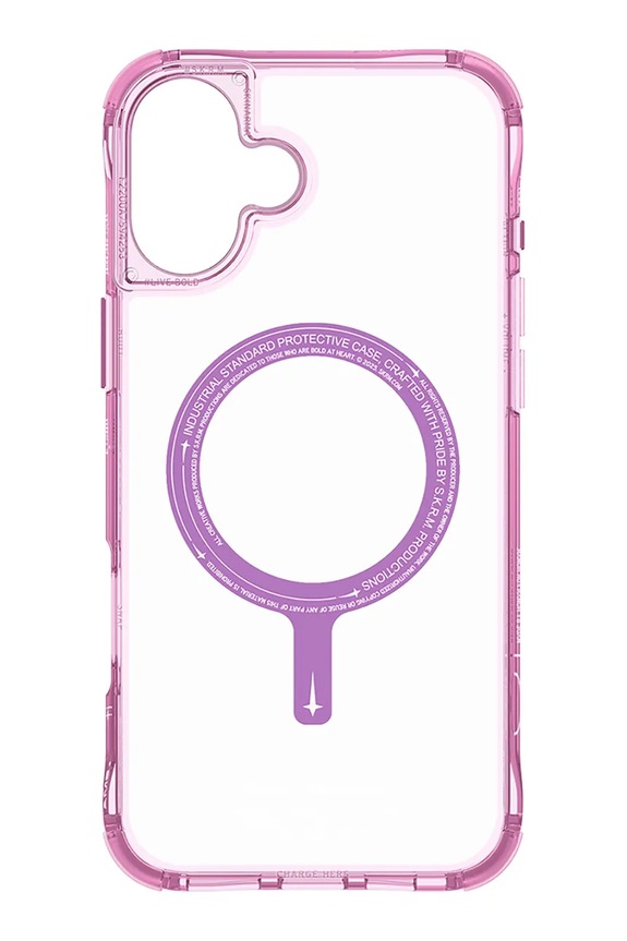 Skinarma husă de telefon cu inel magnetic încorporat iPhone 16 SK.2024P61.SDOMS.PNK roz AA00
