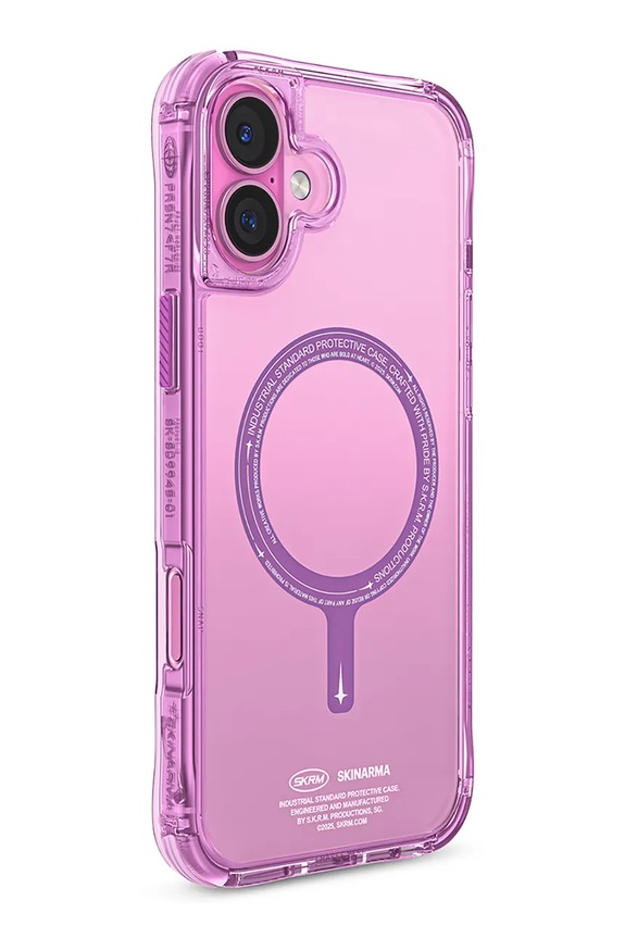 Lifestyle Skinarma husă de telefon cu inel magnetic încorporat iPhone 16 SK.2024P61.SDOMS.PNK roz
