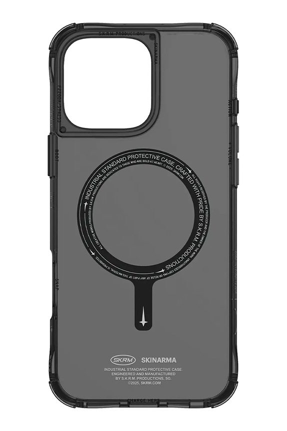 Etui za telefon z vgrajenim magnetnim obročem Skinarma iPhone 16 Pro SK.2024PP63.SDOMS.BLK črna AA00