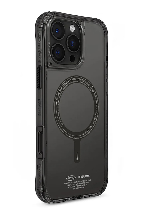 Življenjski slog Etui za telefon z vgrajenim magnetnim obročem Skinarma iPhone 16 Pro SK.2024PP63.SDOMS.BLK črna