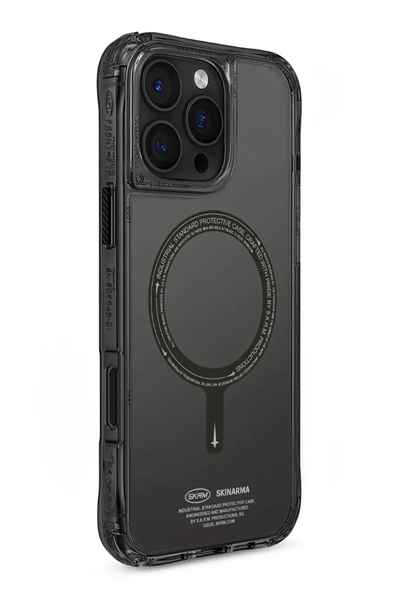 Življenjski slog Etui za telefon z vgrajenim magnetnim obročem Skinarma iPhone 16 Pro Max SK.2024PP69.SDOMS.BLK črna
