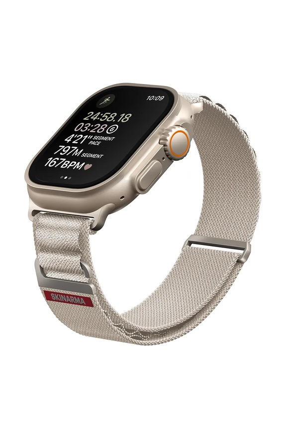 Skinarma curea pentru smart watch Kobu Apple Watch Ultra 49/46/45/44 mm bej SK.KOBU49.VORY