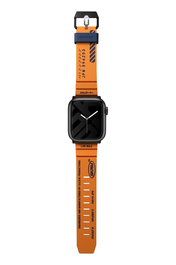 Skinarma curea pentru smart watch Shokku Apple Watch 45/44/42 mm portocaliu SK.SHOKKU.ORG45